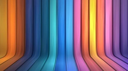 Abstract rainbow color gradient curve digital poster web page PPT background