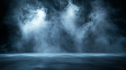 Wall Mural - mystical mist. swirling smoke in dark and light symphony. fluid fantasia. abstract dance of fog and 