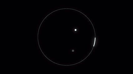 Aufkleber - PNG Alpha.Abstract Circle and line HUD technological futuristic elements.