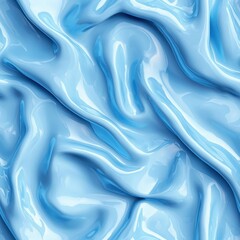 Glossy blue liquid texture with flowing curves in a seamless pattern for modern backgrounds