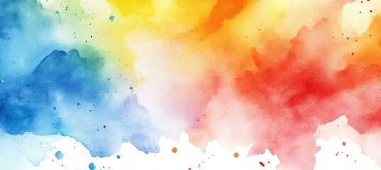 Abstract colorful texture watercolor paint background. LBGT people pride symbol. Generative ai technology.
