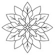 © Bappaditya Roy - Beautiful Mixed Autumn Floral Mandala Vector Illustration for Autumn Inspired Designs
