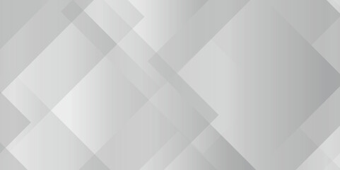 Poster - Abstract modern gray and white, silver color pattern geometric luxury gradient line background random square shape design. modern design template background. layered geometric triangle shapes.