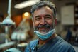 © cloud7days - A close-up portrait of a friendly dentist.