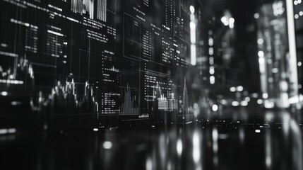 Poster - Abstract Digital Data Visualization in Urban Setting