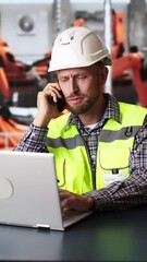 Poster - Automobile Car Production Engineer Working