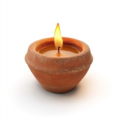 Happy Diwali. graphic of Diya lantern. Indian festival of lights.