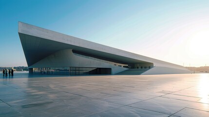 Poster - Modern Abstract Architecture in Expansive Setting