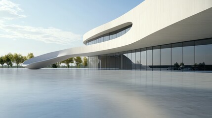 Poster - Modern Abstract Architecture with Expansive Design