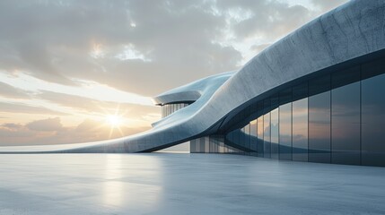 Poster - Modern Architectural Design with Abstract Elements