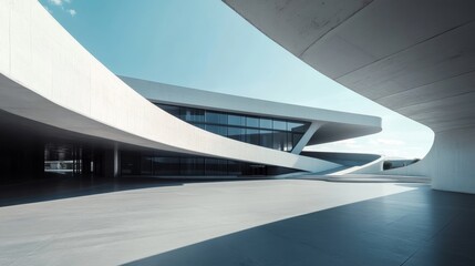 Poster - Modern Abstract Architecture in Expansive Design