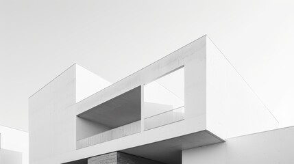 Poster - Minimalist Abstract Architecture with Geometric Elements