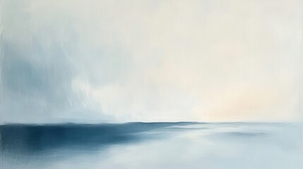 Poster - Minimalist Abstract Painting with Focus on Color Harmony