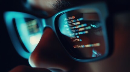 Fototapete - Hands are flying over a keyboard in a dim environment, reflecting fast-paced coding activity as a hacker focuses intently on the screen
