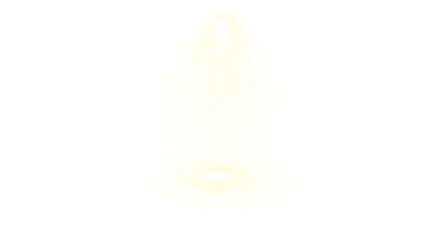 Wall Mural - futuristic spotlight light design on transparent background