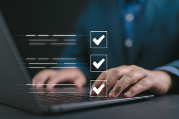 Aufkleber - accountant Audit documents, quality assessment management With a checklist, business document evaluation process,market data report analysis and consulting,plan review process and assess correctness