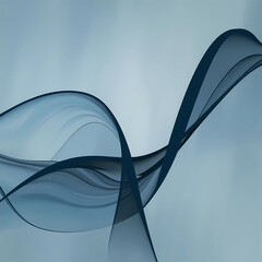 Poster - Transparent clear colorful glass or liquid waves. Neon pattern abstract background. 3d rendering