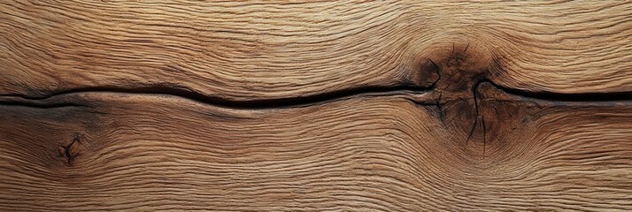 Poster - Textured Natural Wood Grain Background for Design