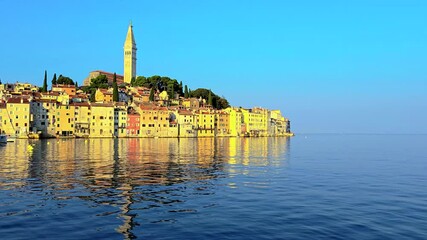 Wall Mural - explore the enchanting city of rovinj, croatia, where beautiful architecture meets serene waters gli