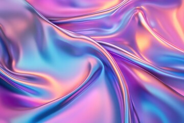 Poster - Elegant backdrop design featuring fluid iridescent shapes, 3d representation