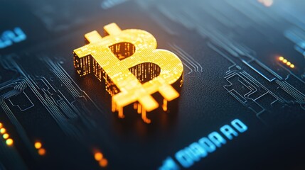 Poster - A futuristic financial network concept showing digital money transfers, online banking, and cloud-based data solutions, with commercial services and transactions.