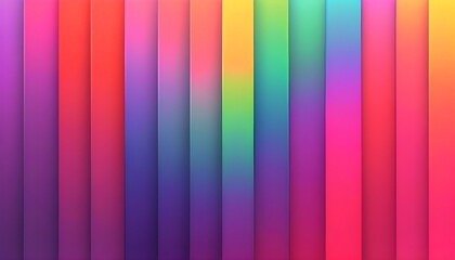 Wall Mural - Vibrant Rainbow Gradient with Minimalist Aesthetic and Clear Text Space