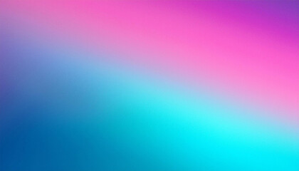 Poster - Pink azure blue turquoise purple lilac neon abstract ultrawide gradient grainy premium banner. Perfect for design, background, wallpaper, template, art, creative projects, desktop. Exclusive quality