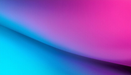 Poster - Pink azure blue turquoise purple lilac neon abstract ultrawide gradient grainy premium banner. Perfect for design, background, wallpaper, template, art, creative projects, desktop. Exclusive quality