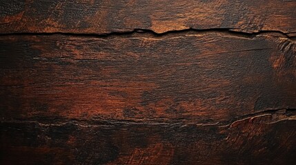 Canvas Print - Dark Brown Wood Texture Background for Design Projects