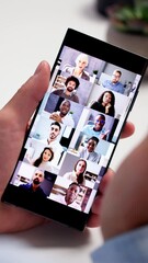 Poster - Video Conference Business Webinar Call