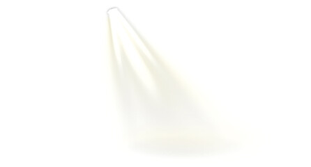 Wall Mural - intense spotlight lighting effect isolated on transparent background