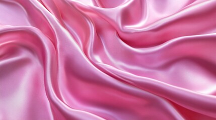 Sticker - Pink Satin Draped Softly