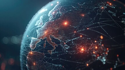Poster - Global Connections with Bright Network Nodes