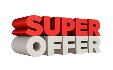 Wall Mural - super offer 3d text rendering transparent png