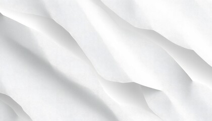Poster - Abstract White Fabric with Wavy Texture