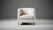 © Sabina Mamedova - A modern leather armchair in white