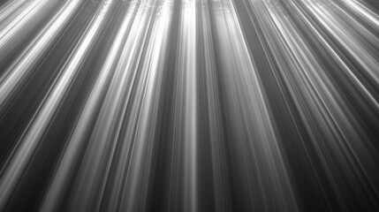 Poster - Black and white smoke intertwining with light rays, creating a dramatic visual effect that enhances the sense of mystery and depth in the atmosphere