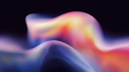 Poster - Smooth and blurry colorful gradient mesh background. Modern bright rainbow colors. Easy editable soft colored  banner template. Premium quality.