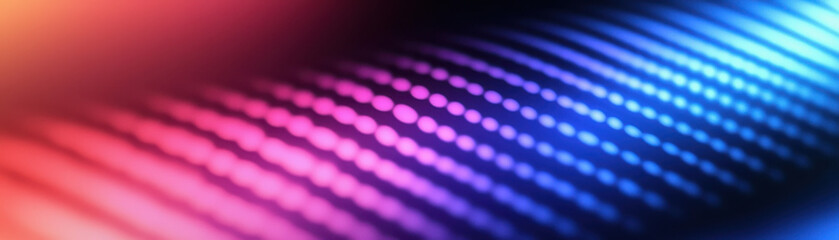 Poster - Colorful abstract background with vibrant gradient and circular patterns, perfect for digital art, technology themes, and creative designs.