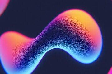 Poster - Vibrant abstract design featuring colorful, swirling shapes. Ideal for backgrounds, graphic designs, or art projects. Captivating and modern.