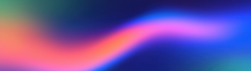 Poster - Abstract colorful wave background with vibrant hues, perfect for web design, presentations, and creative projects. A blend of light and motion.