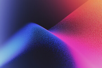 Poster - Vibrant abstract texture featuring a mix of blue, pink, and orange hues, creating a dynamic visual experience for creative projects.