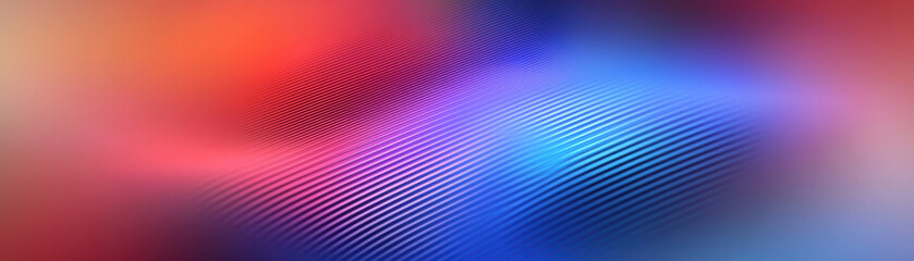Poster - Vibrant abstract background with dynamic lines and a gradient of red and blue hues, perfect for modern design and artistic presentations.