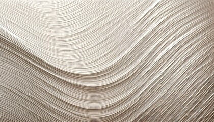 Wall Mural - Fluid Beige Waves: An Abstract Exploration of Layered Textures for Design and Wallpaper Creation