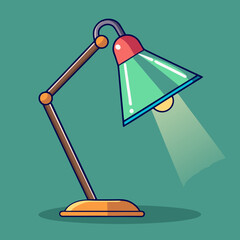 lamp light vect or illustration