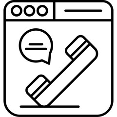 Sticker - Call center Icon