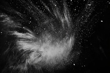 a photorealistic 35mm film still of dust particles