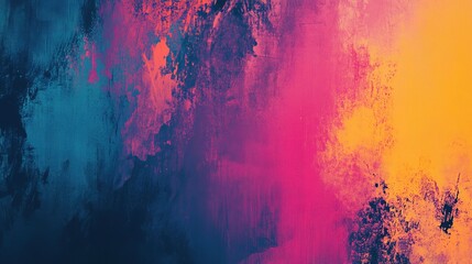 Poster - Vibrant Abstract Digital Background with Colorful Hues