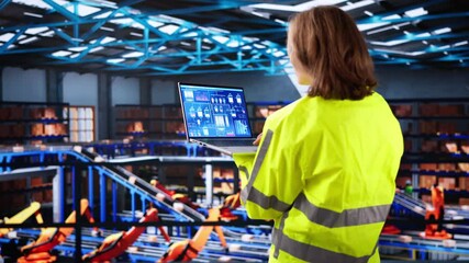 Poster - Technician Doing Industrial Inspection
