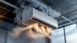 © Panupan - Air Conditioner Malfunction Smoke Faulty Unit HVAC Repair